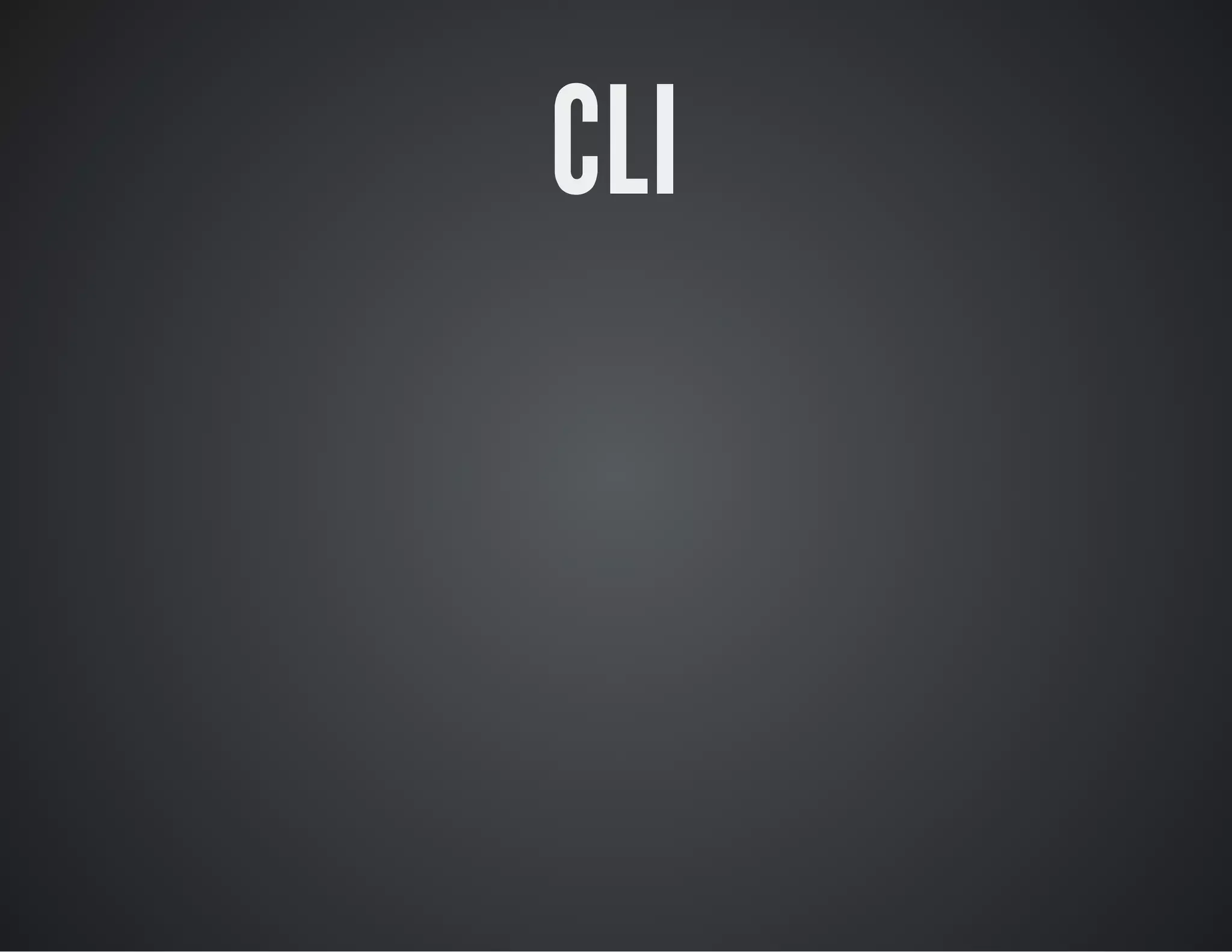 CLI
 