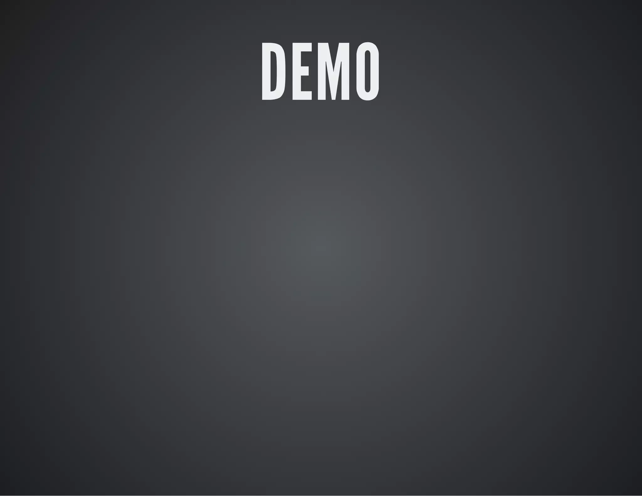 DEMO
 