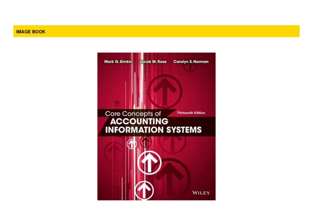 [PREMIUM]Core Concepts of Accounting Information Systems