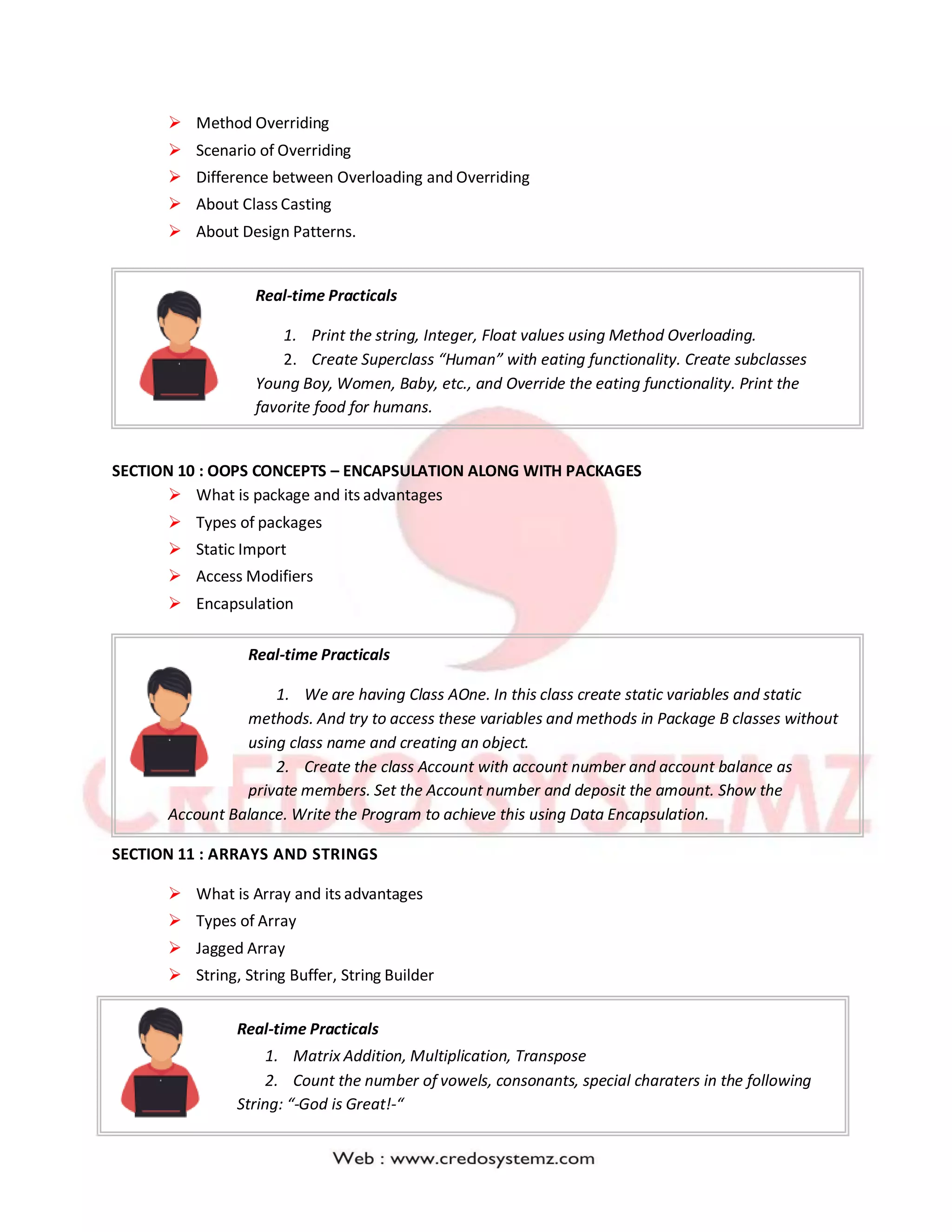Core java-training-course-content | PDF
