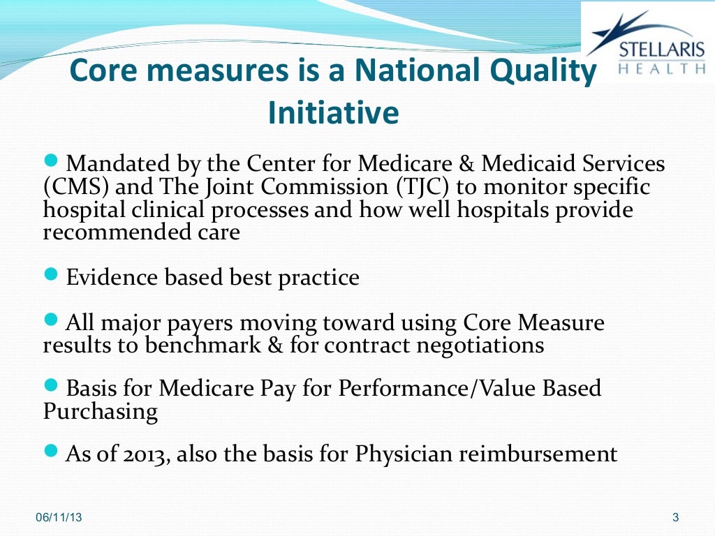 Core MeasuresCME 101