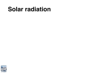 Solar radiation
 
