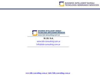 B.I.B. S.A. www.bib-consulting.com.ar [email_address]   