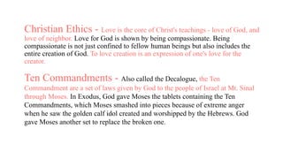 Core Teachings of Christianity and Its Elements Christianity is ...