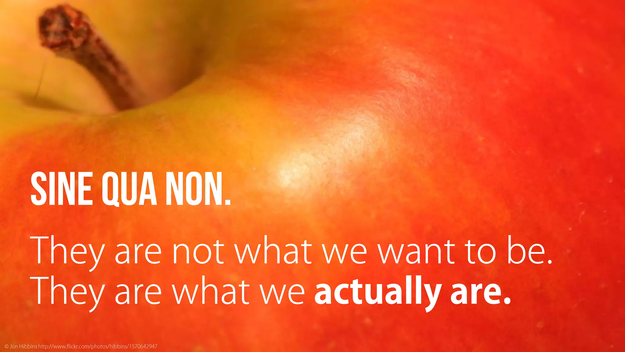 Sine Qua Non: Core Values and Content Strategy