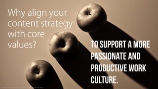 Sine Qua Non: Core Values and Content Strategy