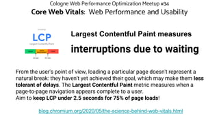 Core web Vitals: Web Performance and Usability | PPTX