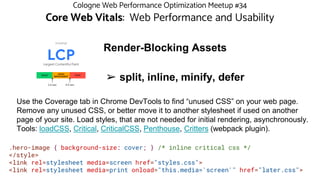 Core web Vitals: Web Performance and Usability | PPTX