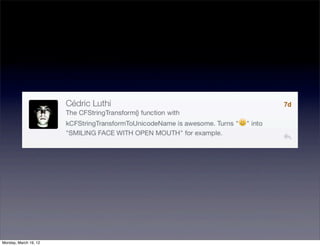 Monday, March 19, 12
 