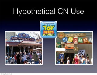 Hypothetical CN Use




Monday, March 19, 12
 