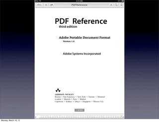 Monday, March 19, 12
 