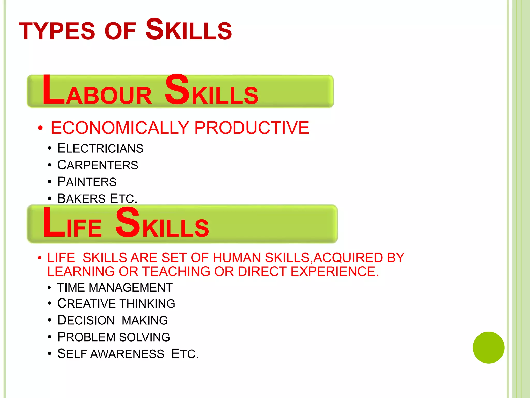Skill And Its Types PPT skill-and-its-types-ppt