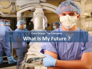 Core Group- The Company

What Is My Future ?
 