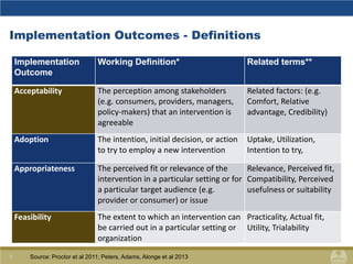 Implementation Research-What is it? | PDF