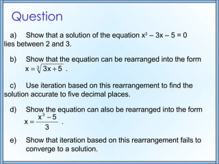 Core 3 Numerical Methods 2 | PPT