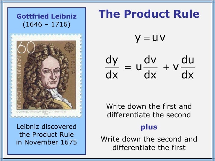 Core 3 The Product Rule