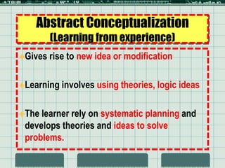 Core 3 unit iv new kolb learning | PDF