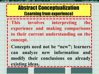 Core 3 unit iv new kolb learning | PDF