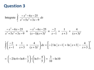 Core 4 Partial Fractions 3 | PPT