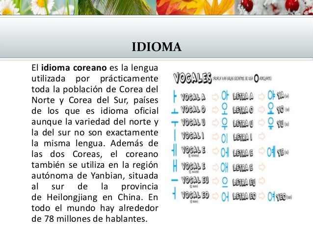 Breves datos sobre Corea