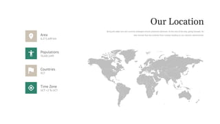 Time Zone
UCT +2 To UCT
Countries
927
Populations
56,681,649
Area
6,271,649 km
Bring the table win-win survival strategies ensure proactive dominan. At the end of the day, going forward, for
new normal that has evolved from runway heading to our solution administrate.
Our Location
 