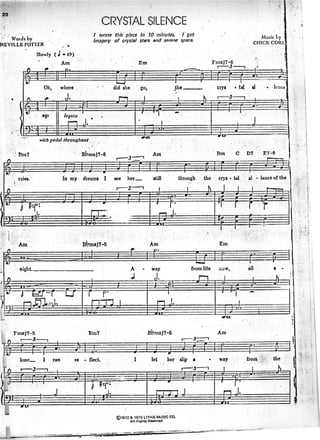 Corea Chick   songbook n1