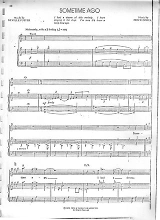 Corea Chick   songbook n1