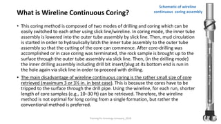 Core analysis & wellsite core acquisition, handling and transportation ...