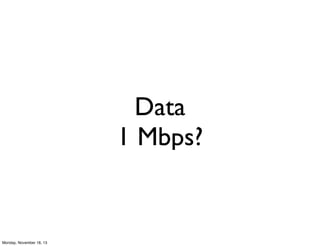 Data
1 Mbps?

Monday, November 18, 13

 