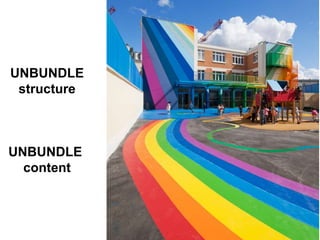 UNBUNDLE
 structure



UNBUNDLE
  content
 