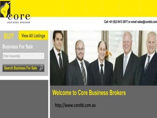 Core business brokers sydney