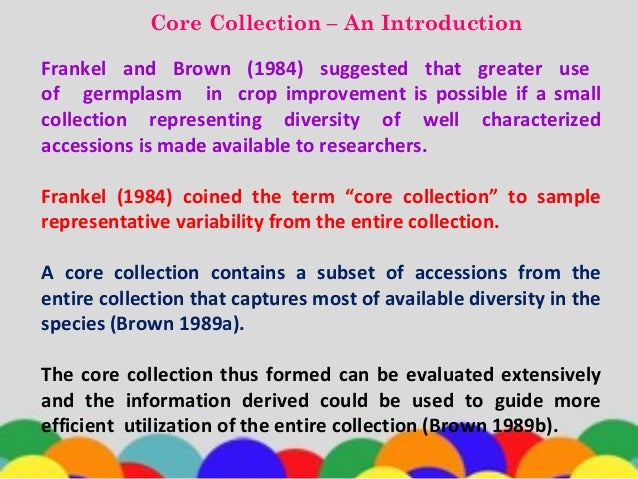 Core Collection