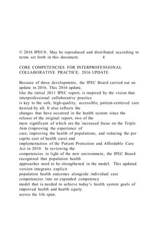 Core Competencies for Interprofessional Collaborat | DOCX
