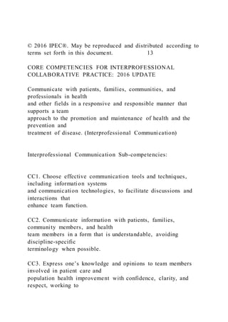 Cc1 Form Core Competencies for Interprofessional Collaborat | DOCX