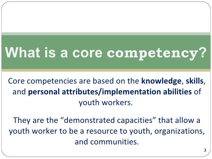 competencies meaning