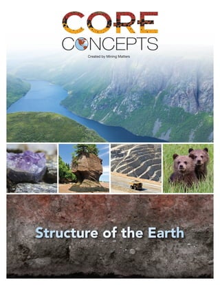 CORE CONCEPTS STRUCTURE OF THE EARTH1
Structure of the Earth
 