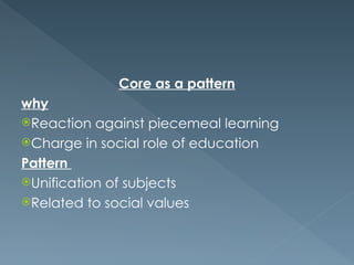 Core Curriculum Ppt Core Curriculbum Ppt