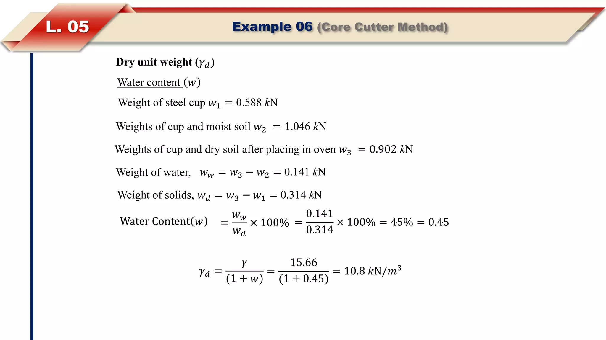Core cutter method | PDF