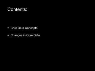 Core data ios10changes | PPT