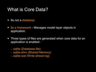 Core data ios10changes | PPT