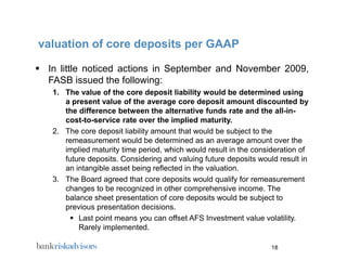 Core Deposit Modeling 2011 | PDF