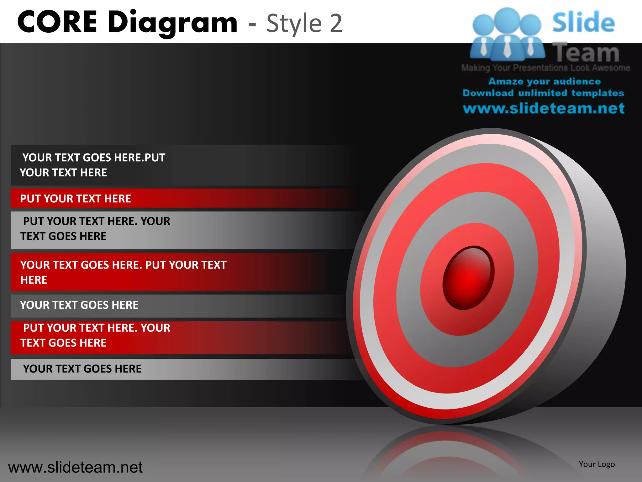 Core diagram design 2 powerpoint ppt slides. | PDF