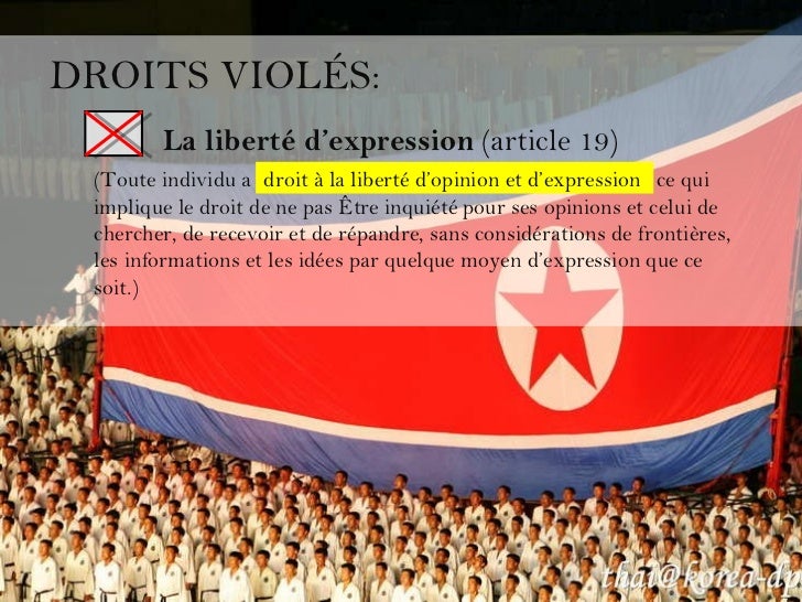Corée du nord - Liberté D Expression En Corée Du Nord