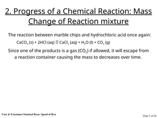 Core & Extension Chemical Reactions-Speed III Speed of Rxn 2.pptx