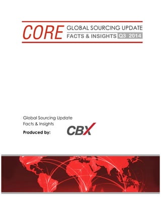 Global Sourcing Update 
Facts & Insights 
Produced by: 
 