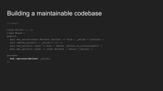 How to make a large C++-code base manageable | PDF