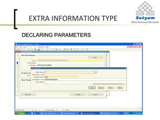 DECLARING PARAMETERSDECLARING PARAMETERS
EXTRA INFORMATION TYPE
 