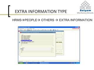 EXTRA INFORMATION TYPE
HRMSPEOPLE OTHERS  EXTRA INFORMATION
 
