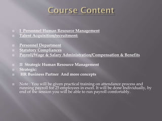 Recruitment intelligence overview