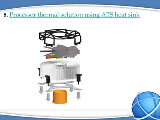 8. Processor thermal solution using ATS heat sink
 